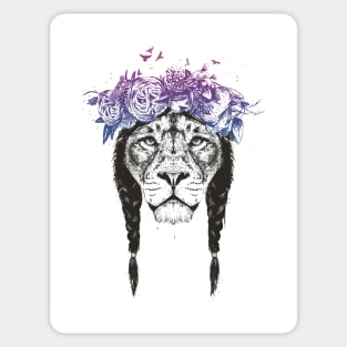 King of the jungle Sticker